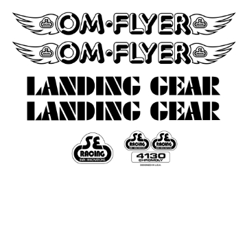Picture of OM Flyer Decal Set